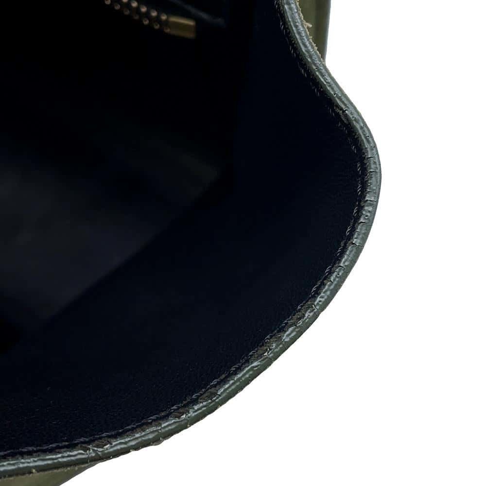 Celine Luggage Shopper Micro Python Suede Handbag… - image 7